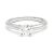 Cartier-Ring, Modell 'Solitaire 1895'. Silber