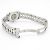Orologio Hermès, modello Rallye RA1.210 (PM / modello piccolo) per donna. Argento - vista 6