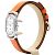 Orologio Hermès, modello Rallye RA2.210 (PM / modello piccolo) per donne. Argento - vista 3