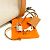 Bolsa Hermès Herbag em lona bege e couro natural - vista 9