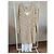 Vestido Twin Set de algodón blanco y beige - vista 11