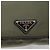 PRADA Schultertasche Nylon Khaki Silber Authentisch BA3657 - Ansicht 18