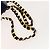 Zaino Vala Chain in tela blu navy e oro Auth BA3335 di Salvatore Ferragamo D'oro - vista 7