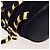 Zaino Vala Chain in tela blu navy e oro Auth BA3335 di Salvatore Ferragamo D'oro - vista 9