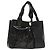 Borsa Vala in pelle verniciata nera Salvatore Ferragamo Auth 129211