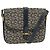 Céline Borsa a Spalla Celine C Sulky in Tela Blu Navy e Oro Auth 128714 D'oro