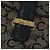 Céline Borsa a Spalla Celine C Sulky in Tela Blu Navy e Oro Auth 128714 D'oro - vista 17