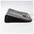 Borsa a Spalla Gancini Chain in Pelle Nera Oro Auth 128664 di Salvatore Ferragamo - vista 3