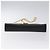 Borsa a Spalla Gancini Chain in Pelle Nera Oro Auth 128664 di Salvatore Ferragamo - vista 5