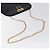 Borsa a Spalla Gancini Chain in Pelle Nera Oro Auth 128664 di Salvatore Ferragamo - vista 7