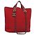 CHANEL Matelassé Kette Schultertasche Wolle 2-in-1 Rot CC Auth 127480