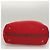 CHANEL Matelassé Kette Schultertasche Wolle 2-in-1 Rot CC Auth 127480 - Ansicht 5