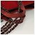 CHANEL Matelassé Kette Schultertasche Wolle 2-in-1 Rot CC Auth 127480 - Ansicht 7