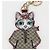Gucci Llave Yuko Higuchi GG Supreme de PVC beige Auth 127737M - vista 4