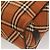 Burberry Nova Check Blue Label Tote Bag aus Canvas braun silber authentisch 129810 - Ansicht 16