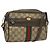 Borsa Sherry Line GG Supreme Web di GUCCI in PVC beige e oro 75 02 004 Auth BA3807 D'oro