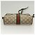 Borsa Sherry Line GG Supreme Web di GUCCI in PVC beige e oro 75 02 004 Auth BA3807 D'oro - vista 5