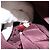 CHANEL Choco Bar Schultertasche aus Lammleder Rot Silber CC Auth BA3678 - Ansicht 11