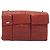 CHANEL Choco Bar Schultertasche aus Lammleder Rot Silber CC Auth BA3678 - Ansicht 2