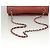 CHANEL Choco Bar Schultertasche aus Lammleder Rot Silber CC Auth BA3678 - Ansicht 7