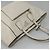 Prada Tote Bag aus Leder Weiß Silber Auth ep9305 - Ansicht 6