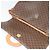 Céline Borsa a Spalla in Tela Macadam CELINE in Pelle PVC Marrone Oro Auth BA3852 D'oro - vista 17