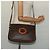 Céline Borsa a Spalla in Tela Macadam CELINE in Pelle PVC Marrone Oro Auth BA3852 D'oro - vista 22
