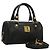 MCM Vicetos Logogram Borsa a Mano PVC 2in1 Nero Oro Auth 129547 D'oro