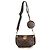 Borsa a tracolla Multi Pochette Accessoires Monogram Louis Vuitton Marrone