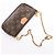 Borsa a tracolla Multi Pochette Accessoires Monogram Louis Vuitton Marrone - vista 14