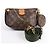 Borsa a tracolla Multi Pochette Accessoires Monogram Louis Vuitton Marrone - vista 2