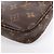 Borsa a tracolla Multi Pochette Accessoires Monogram Louis Vuitton Marrone - vista 7