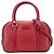 Borsa a tracolla piccola Bree Microguccissima rossa di Gucci Rosso