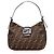Fendi Braune Zucca Canvas Schultertasche