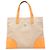 Prada Canapa Tote mit braunem Cinghiale-Besatz Beige