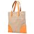 Prada Canapa Tote mit braunem Cinghiale-Besatz Beige - Ansicht 2