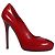Rote Lacklederabsätze von Alexander McQueen