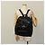 Zaino in pelle nero e oro Gianni Versace Auth BA3548 D'oro - vista 24