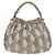 Borsa a Spalla Miu Miu in Pelle 2way Grigia Oro Auth yk18463 Marrone D'oro - vista 13