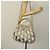 Borsa a Spalla Miu Miu in Pelle 2way Grigia Oro Auth yk18463 Marrone D'oro - vista 23