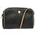Borsa a spalla in tela a nido d'ape PVC nera Auth BA3916 Christian Dior Nero