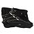 PRADA Funda para prendas de nylon negro Auth bs27437