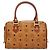 Borsa MCM Logogram Vicetos in pelle PVC marrone e oro Auth th6169 D'oro - vista 2