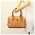 Borsa MCM Logogram Vicetos in pelle PVC marrone e oro Auth th6169 D'oro - vista 22