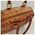 Borsa MCM Logogram Vicetos in pelle PVC marrone e oro Auth th6169 D'oro - vista 6