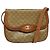 Céline Borsa a Spalla in Tela Macadam CELINE Beige Oro Auth 127903 D'oro