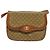 Céline Borsa a Spalla in Tela Macadam CELINE Beige Oro Auth 127903 D'oro - vista 13