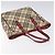Burberry Nova Check blaue Label Tragetasche aus Canvas Beige Silber Authentisch BA3843 - Ansicht 6