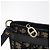 Borsa a Spalla in Tela Trotter Christian Dior Blu Navy Oro Auth 128445 D'oro - vista 10
