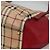 Burberry Borsa Tote Nova Check in PVC beige, oro e rosso Auth 128403 D'oro - vista 15